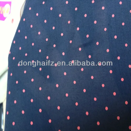 ladies summer dress fabric cotton printed fabric