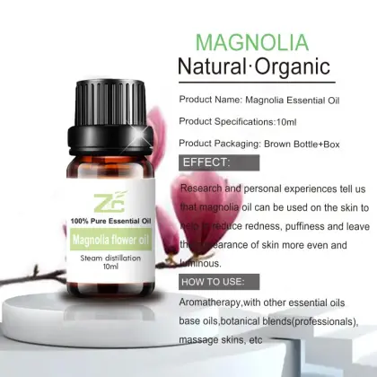 Magnolia Essential Oil for skin care body massage