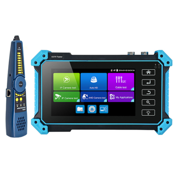9652C IP Camera Tester: Security Camera Test for AHD, SDI, CVI, TVI, POE, Analog up to 8MP 4K CCTV Monitor with Cable Tracer