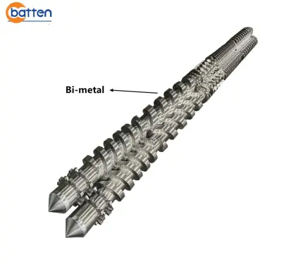 Weber DS87 parallel twin screw barrel