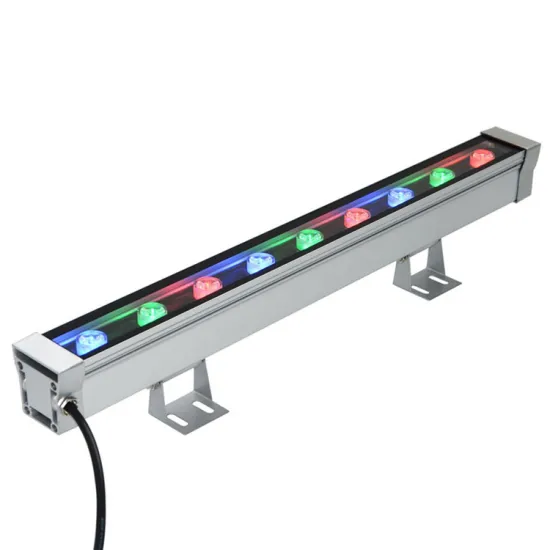 9W RGB LED Wall Washer Light DMX512 IP65 Aluminum Fixture for Hotels and Buildings