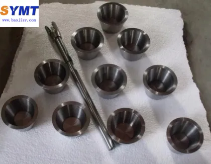 Polished Tungsten crucible wolfram crucible for melting