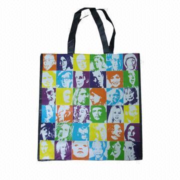 Reusable PP Woven with Lamination Promotion Shopping Bags