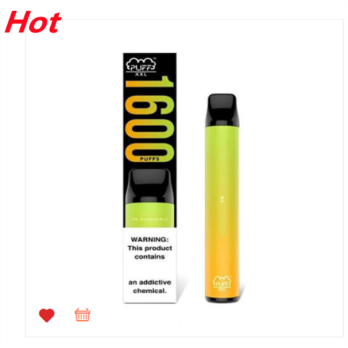 퍼프 XXL eCigarette 장치 850mAh 배터리 1600 퍼프