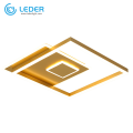 LEDER Led-vierkante kinderplafondverlichting