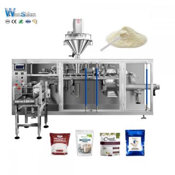 Four Sides Selling Bag Doypack with Zipper Premade Pouch Milk Powder Horizontal Packing Machine