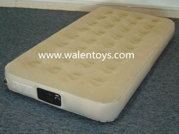 self inflated air mattress with electric pump ,easy set up air bed