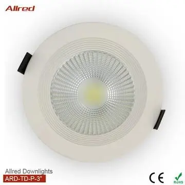 7W long life time house lighting cob lamp downlight
