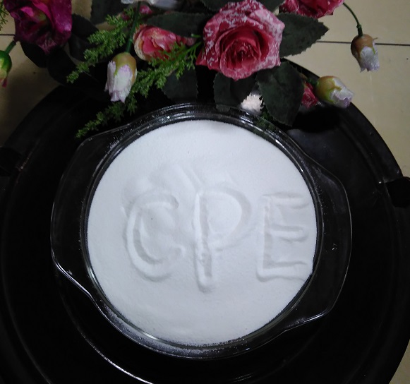 البولي إيثيلين المكلور CPE 135a للمنتجات اللينة PVC