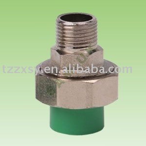 PPR Male Union with brass