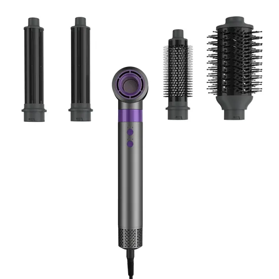High Speed BLDC Brushless Motor 110000 rpm Hot Air Comb Hair Styler 5 in 1 Multi Blowout Hair Dryer