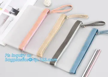 transparent pencil bag PVC stationery bag Manufacturers custom PVC pencil box bag for children and student,