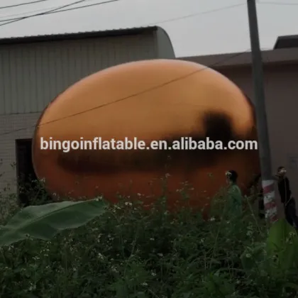 inflatabale large golden egg for advertising