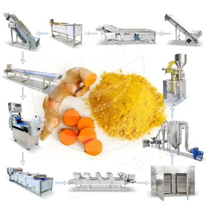 Turmeric and Ginger Processing Line: ORME Ginger Powder Production Equipment