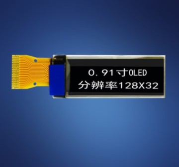 0.91\" OLED Display Module 128x32 Pixels White/Blue I2C Interface SSD1306 Driver UG-2832HSWEG02