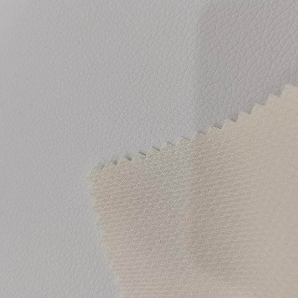 Pure White Luxury Pvc Leather