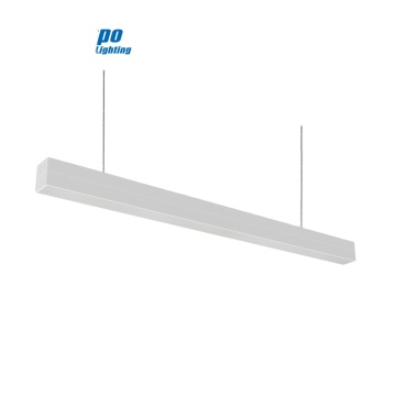 Commerciële dubbele zijkant bedrading Batten Licht 55 mm breedte 120 cm 34W Hoogwaardige lineaire lineaire hangers van hoge kwaliteit lineaire hangers