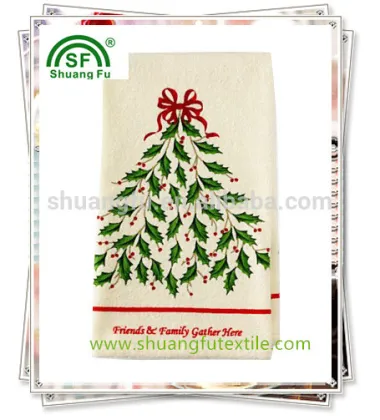 pure cotton printing christmas towel / gift towel