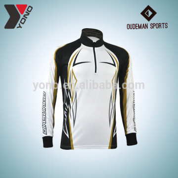 Outdoor fishing wear,long sleeve sublimated print custom fishing jersey