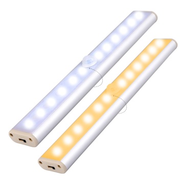 12 LED Wireless Rechargeable Touch PIR Motion Sensor Cabinet Light