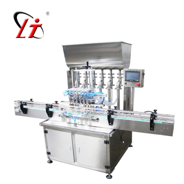 Six Head Straight Paste Pneumatic Filling Machine