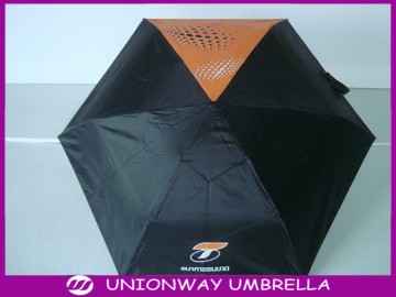 6 panels 5 fold pouch umbrella