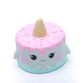 Unicorn Whale Cake Dessert PU Foam Ball