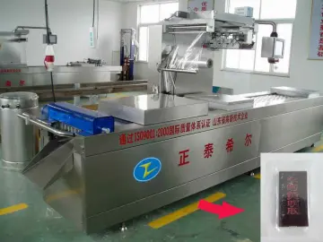 High capacity stretch film vacuum packing machinery
