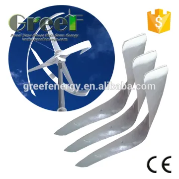 VAWT blades !!ce approved frp wind blades for solar wind turbine hybrid system