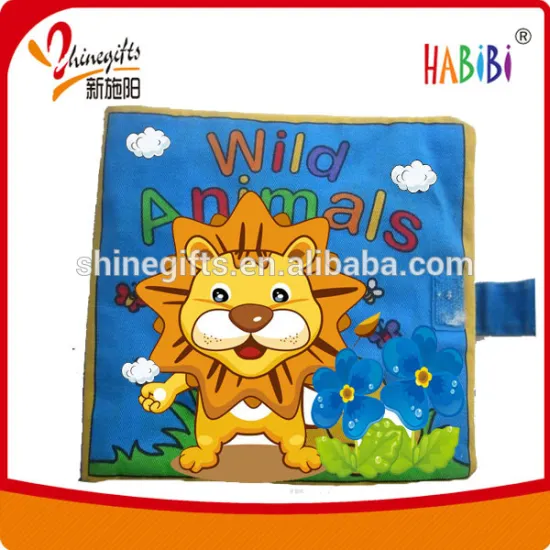 non-toxic teether cloth book with closer