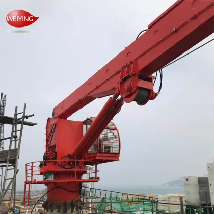 Mounted Crane Feedback Deck Ship Harbor