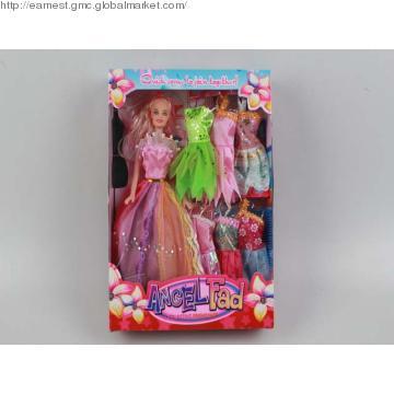 Hollow Center Doll with Beautiful Clothes