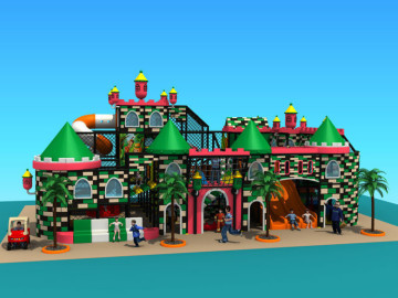 2014 Popular Deisgn Toddlers Commercial Naughty Castle with Low Price