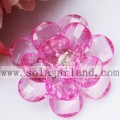 Τεχνητά λουλούδια 47mm Clear Plastik Bead για διακόσμηση DIY