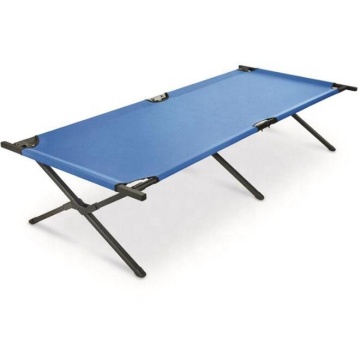 Sturdy Steel Frame Folding Beach Bed for Hunting, Camping, and Travel