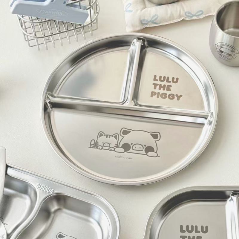 Stylish Kids' Tableware Set with Cute Designs