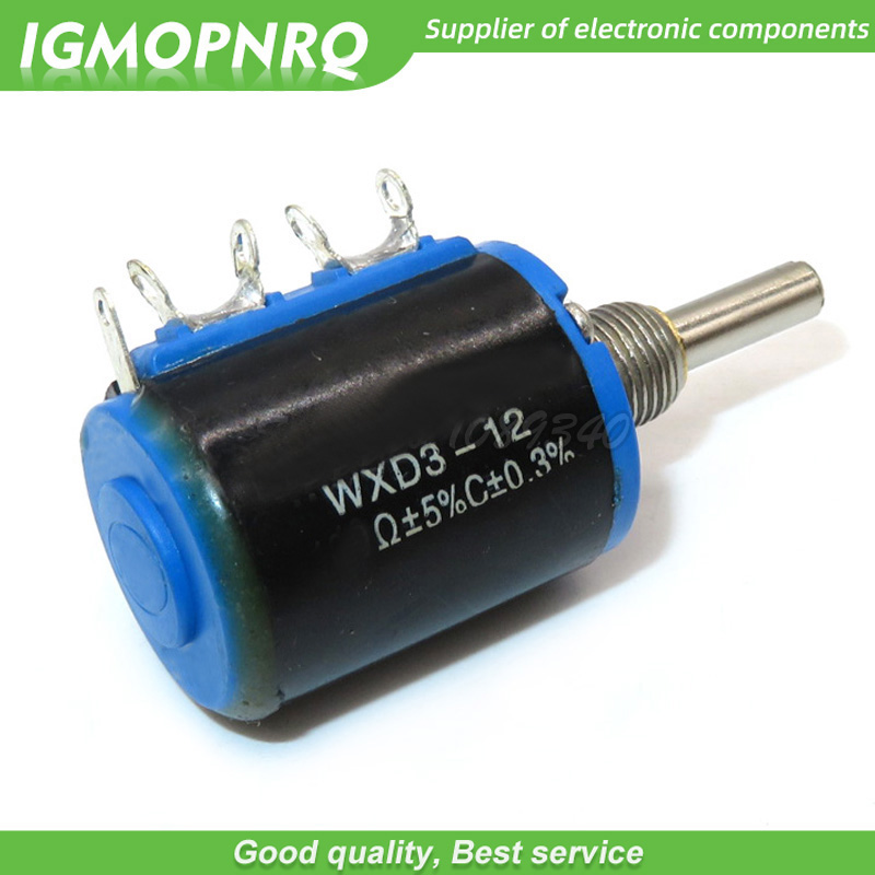 1pcs WXD3-12-1W Wirewound Potentiometer 100 220 470 1K 2K2 3K3 4K7 10K 22K 33K 47K Ohm 100R 220R 470R 2.2K 3.3K 4.7K WXD3-12 1W