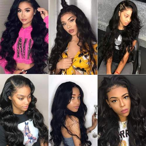 Body Wave 4x4 Transparent Lace Front Wigs