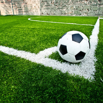 Experiencia de hierba artificial de campo de fútbol