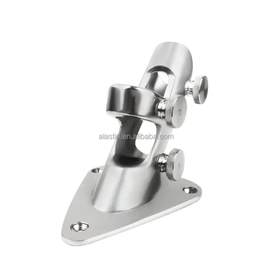 Alastin Marine Stainless Steel 316 Flagstaff Stanchion Base - Marine Hardware for Boats