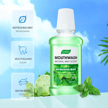 Fresh breath Antibacterial Mint oral care mouthwash