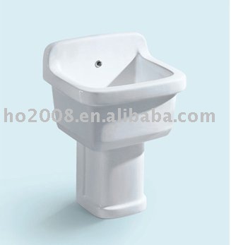 Ceramic Mop Tub with Pedestal No. HB-2502
