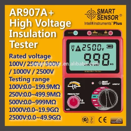 Voltage Insulation Tester AR907A+ Smart Sensor