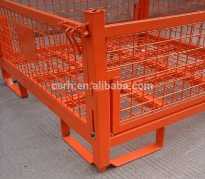 Small Warehouse Foldable Steel Crate