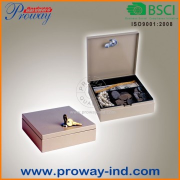 polular metal portable cash box /money box with key lock