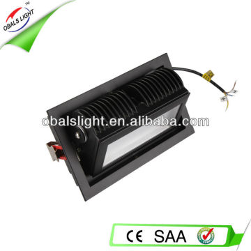 led downlight!!! 38W adjustable square led downlight SMD with CE RoHS SAA approved,3 years warranty,replace halogen led directly