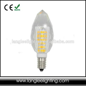 Crystal 110v 220v led lamp 5w e14