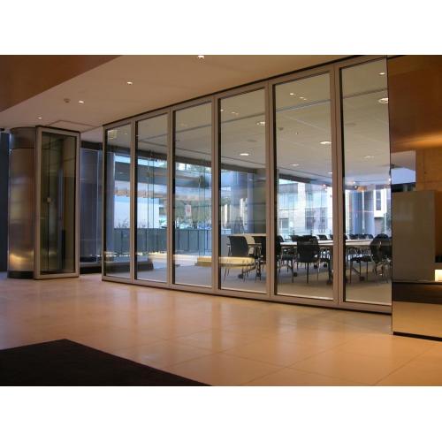 Glass movable soundproof partition walls