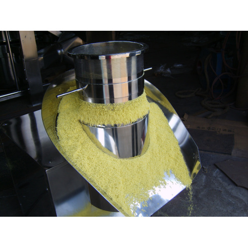 Revolving extruder granulating machine mesh extruder