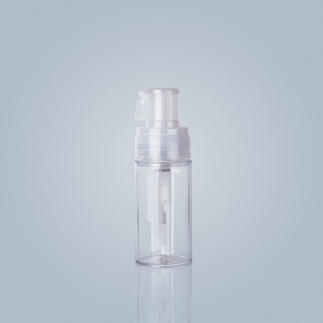 110ml transparent plastic fine mist powder spray bottle
